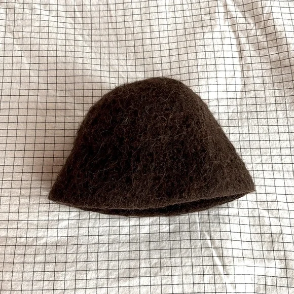 Vintage Chanel Boiled Wool Cloche Hat